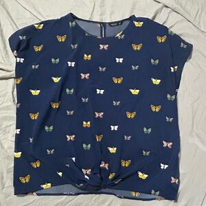 SHEIN Butterfly Blouse